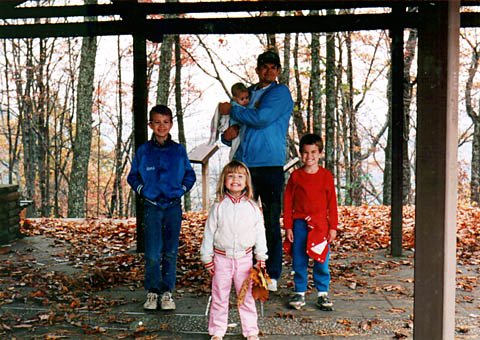 Family in 1993 at Cumberland Gap