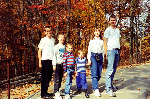 Family in 2000 at Cumberland Gap